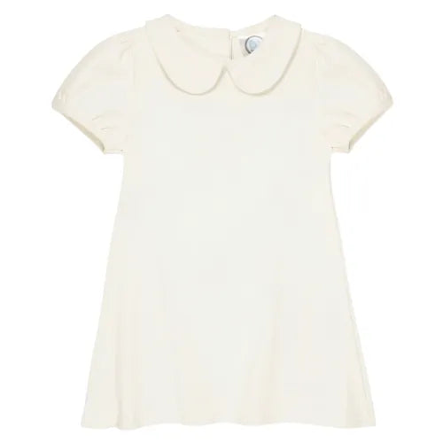 Girls Short Sleeve Peter Pan Dress