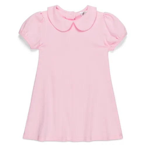 Girls Short Sleeve Peter Pan Dress