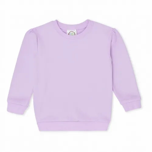 Girls Puff Sleeve Sweatshirt