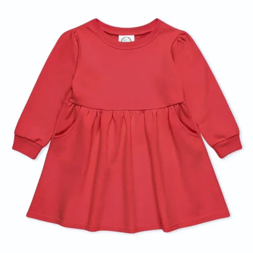 Girls Long Sleeve Sweatshirt Dress