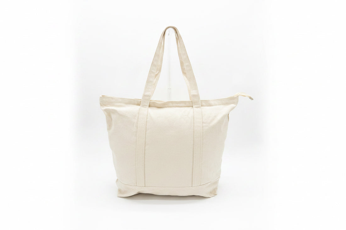 Canvas Zipper Tote
